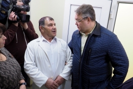 Губернатор Владимиров проверил итоги ремонта в Андроповской ЦРБ
