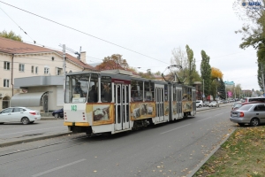 По Пятигорску пустили трамвай с фотоэкспозицией