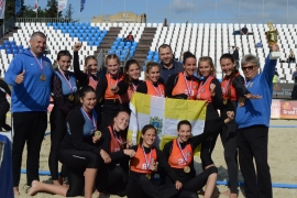 Ставропольские гандболистки стали пятикратными чемпионками России в пляжке