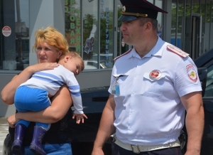 Спасённый в Минводах нарядом ДПС ребёнок
