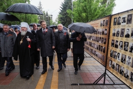 В Ставрополе обновленная Стена Памяти вместила больше фотографий