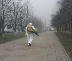Тотальная дезинфекция городов началась на Ставрополье