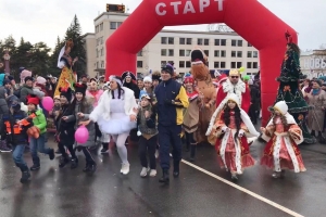 В Ставрополе балерины и зайцы устроили массовый забег