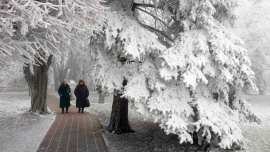 В Ставрополе утром синоптики обещали умеренный снег