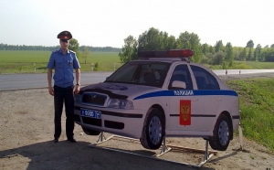 На Ставрополье установили 11 муляжей патрульных автомобилей ДПС