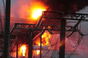 В Ставрополе загорелась трансформаторная подстанция
