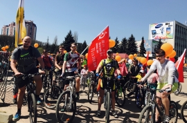 Глава Ставрополя принял участие в велопробеге к 9 Мая