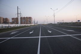 В Ставрополе транспорт начал курсировать по второй очереди Российского проспекта