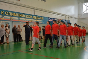 Воспитанники военно-спортивного лагеря «Прометей»