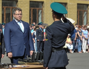 В Ставрополе приняли присягу курсанты старейшего пограничного вуза страны