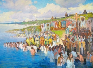 В Ставрополе в День Крещения Руси верующие купались на Холодных родниках