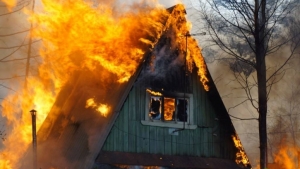 В Ставрополе пожар пришел в «Яблочко»