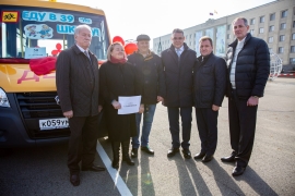 Автопарк школ Ставрополя пополнил новый комфортабельный автобус
