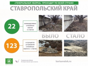 Благодаря общественникам на Ставрополье ликвидированы 22 свалки