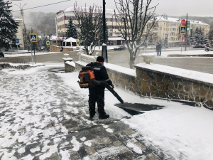 В Железноводске оценили запасы пескосоляной смеси