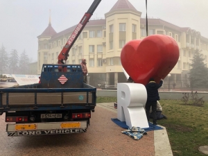 «Сердце» в Ставрополе порадует горожан и гостей города яркими новогодними огнями