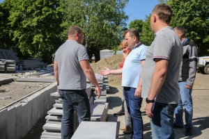 В Ставрополе продолжается реконструкция мемориального комплекса в сквере памяти «Погибшим Землякам»