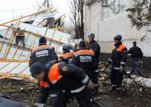 В Ставрополе ветер сорвал крышу с котельной