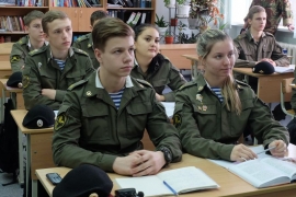 Урок мужества преподал кадетам в Ставрополе Дмитрий Шуваев