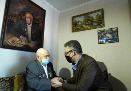 Почётный гражданин Ставрополья Андрей Лаврентьевич Титенко отметил 102-летие