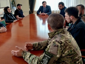 Глава Кисловодска провел личную встречу с бойцами с передовой