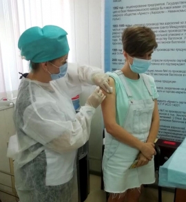 В Невинномысске развернули креативную прививочную кампанию от коронавирусной инфекции