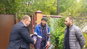 После прямой линии губернатора жителю станицы Ессентукской подключили газ