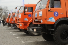 В Ставрополь прибыл автопробег газомоторной техники «Набережные Челны – Симферополь»
