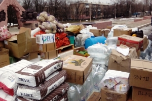 На Донбассе встретили гуманитарную помощь от Пятигорской епархии