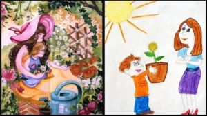 В Георгиевске дети признались мамам в любви посредством живописи