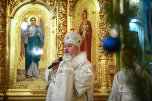 Служба в Казанском соборе Ставрополя
