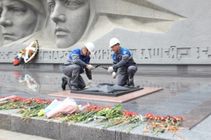 Специалисты в Ставрополе привели в порядок газопровод на мемориале «Вечный Огонь»
