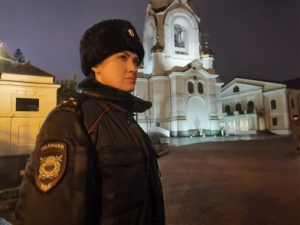 Полицейские Ставрополья обеспечивают общественный порядок во время празднования Рождества Христова