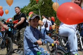 По улицам Ставрополя Знамя Победы пронесли более трех тысяч человек