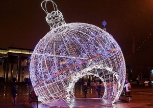 В Ставрополе можно будет сделать новогоднее селфи у светящегося шара