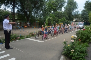 На Ставрополье автоинспекторы провели конкурс «Мой друг велосипед»