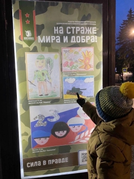 На 9 мая остановки общественного транспорта в Железноводске украсят детскими рисунками