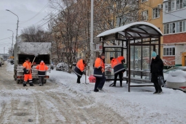 Снегоуборочная техника дежурит на улицах Невинномысска