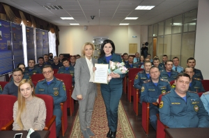 Ольга Тимофеева поздравила ставропольских спасателей