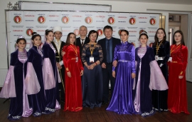 В Ставрополе на форуме в ИДНК гостей закружил абазинский танец