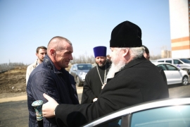 Митрополит Кирилл побывал на месте будущего православного комплекса в Ставрополе