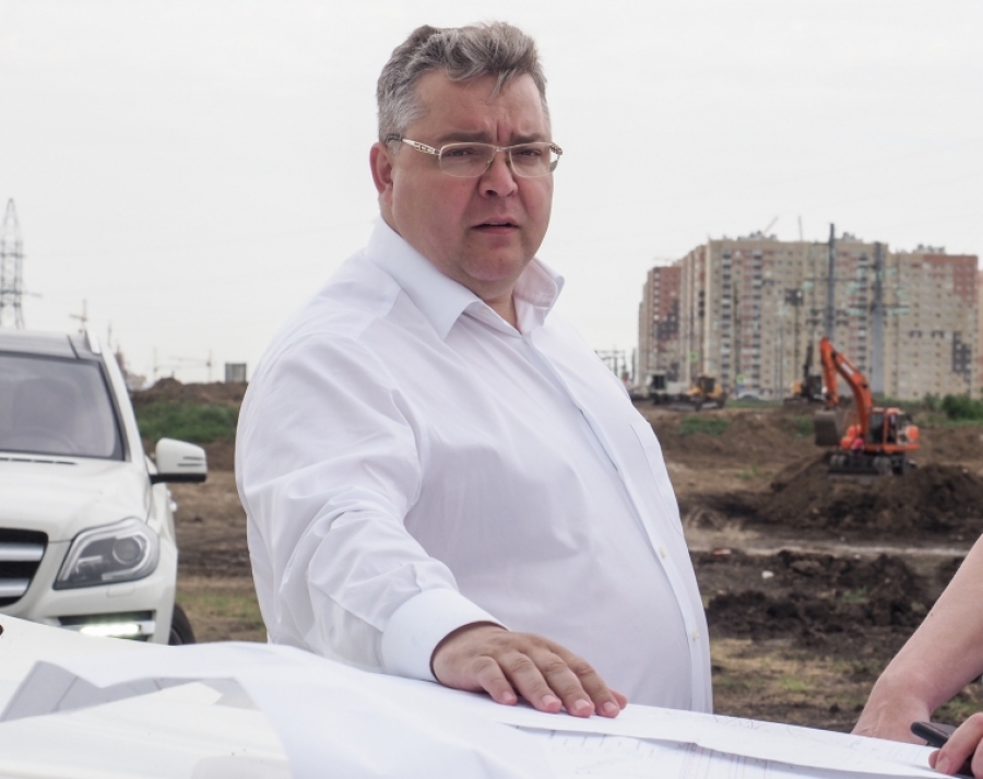 Губернатор Ставрополья оценил ход работ на проспекте Российском