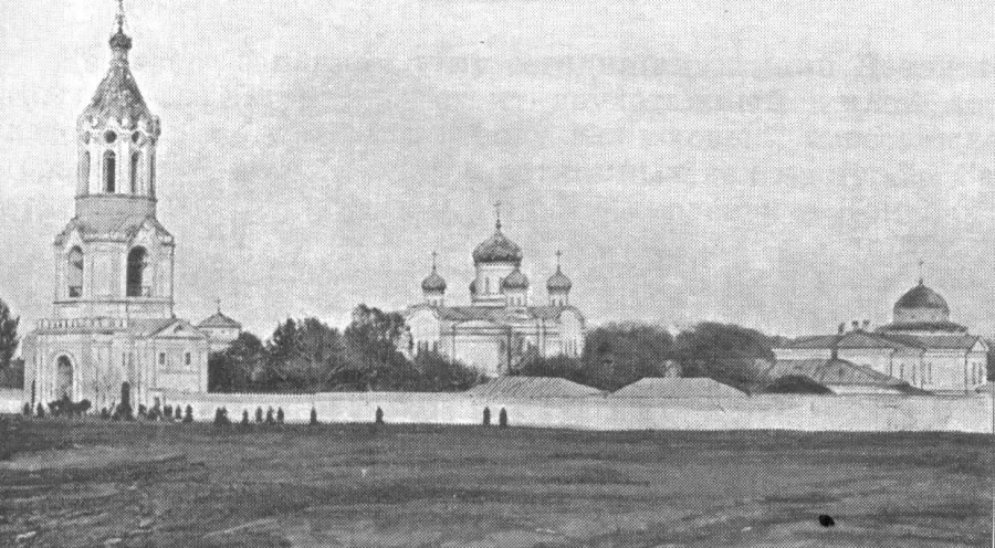 Вид на Иоанно-Мариинский женский монастырь