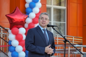 Губернатор Ставрополья принял участие в открытии нового муниципального детсада в Московском
