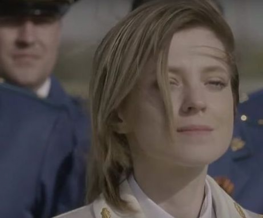 Кадр из видеоклипа с участием Натальи Поклонской