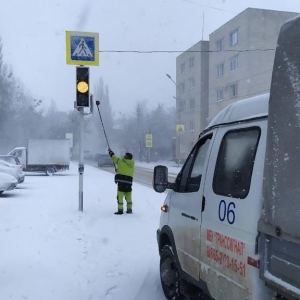 В Ставрополе в усиленном темпе идет расчистка снега