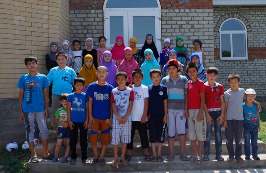 Летний лагерь для мусульманских детей в селе Иргаклы Степновского района Ставрополья