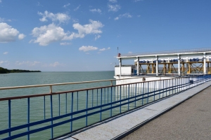 Кубанское водохранилище Каскада Кубанских ГЭС готово к осенне-зимнему периоду