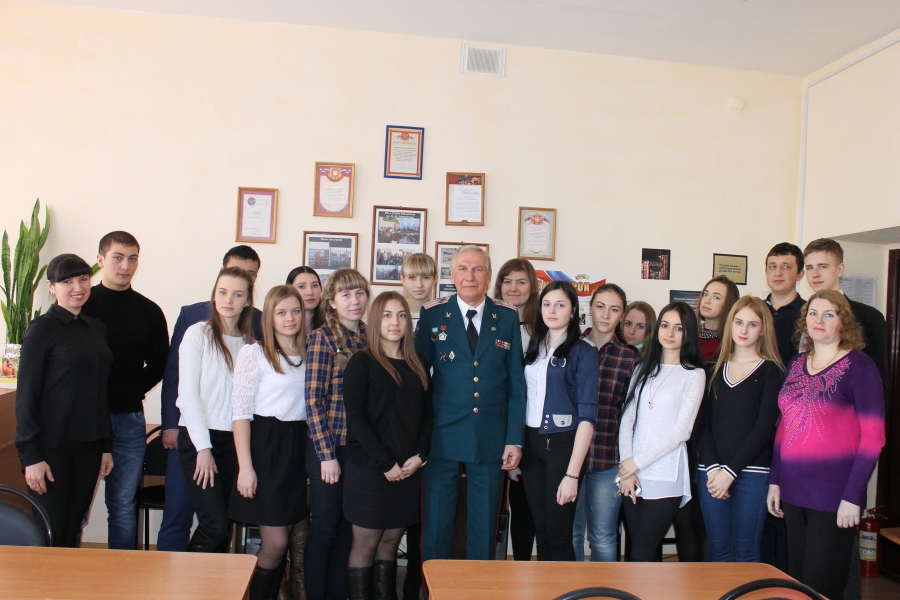 В Ставропольском филиале РАНХиГС студенты встретились с «афганцем»