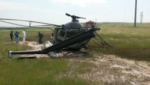 Падение Ми-2 в Андроповском районе Ставрополья летом 2017 года